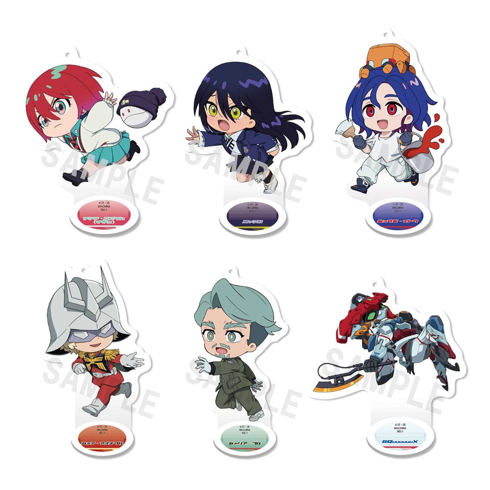 Mobile Suit Gundam GQuuuuuuX TokoToko Acrylic Figure Display 6 Megahouse
