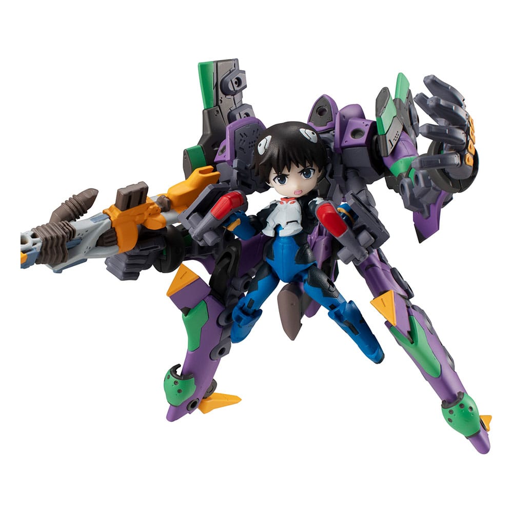 Evangelion Desktop Army Figure Shinji Ikari & Evangelion No. 1 New Theatrical Edition Megahouse