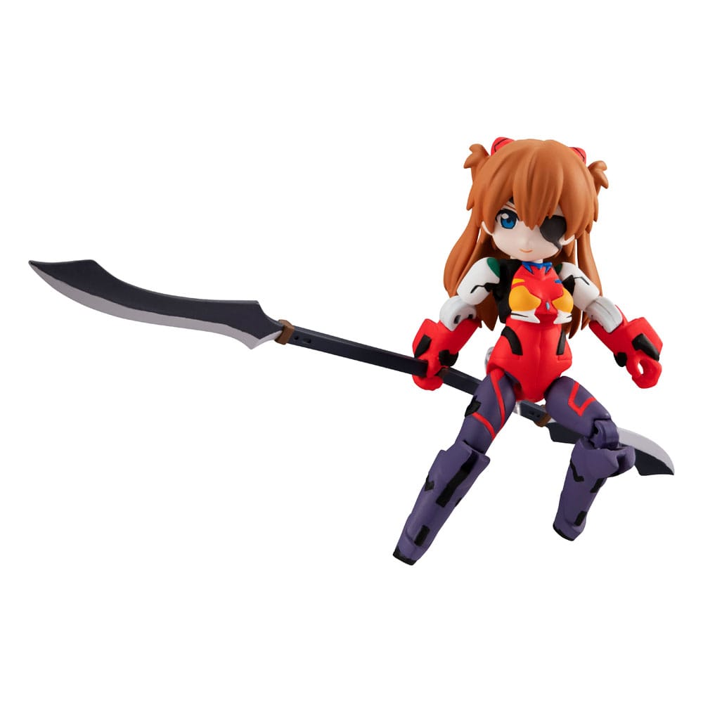 Evangelion Desktop Army Figures Shikinami Asuka Langley & Evangelion 2 8 Megahouse