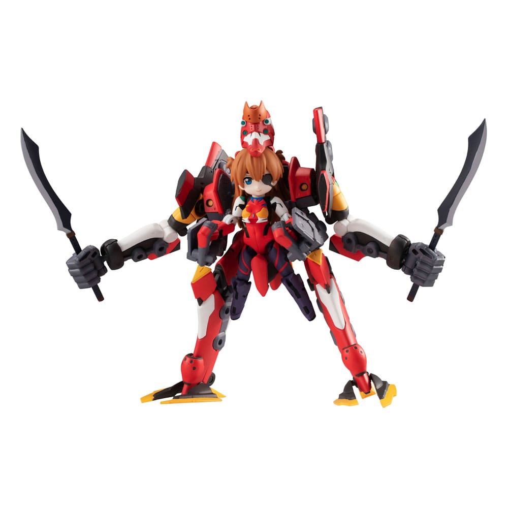 Evangelion Desktop Army Figures Shikinami Asuka Langley & Evangelion 2 8 Megahouse