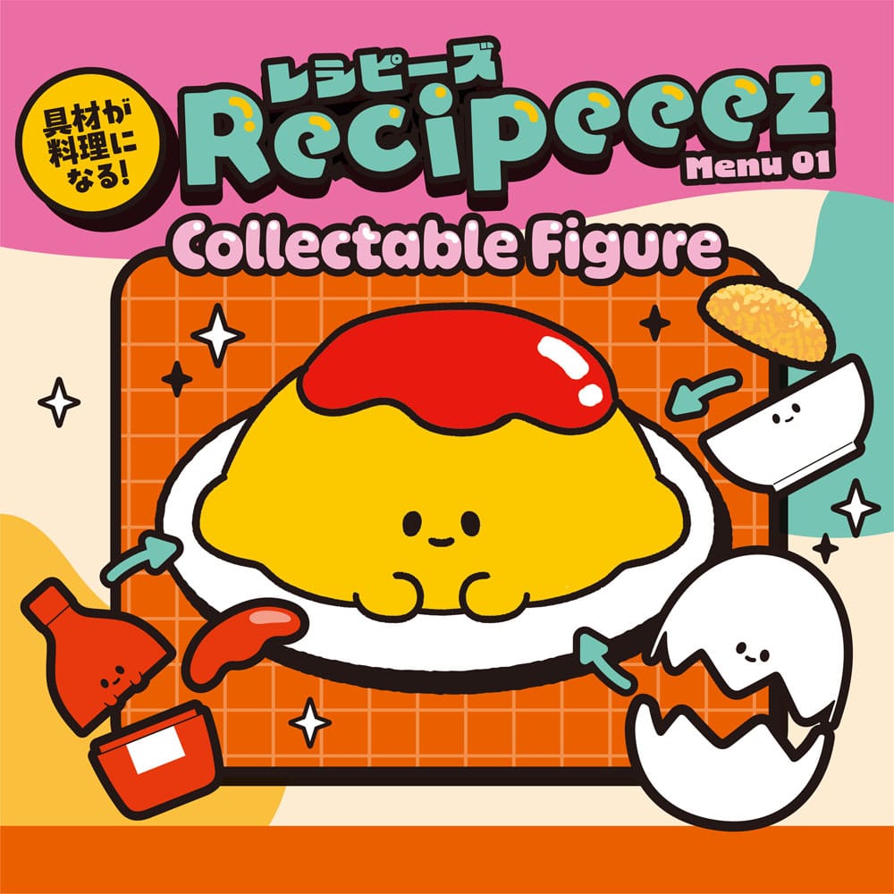 Recipeeez Mini Figure Menu 01 Assortment 4 Megahouse