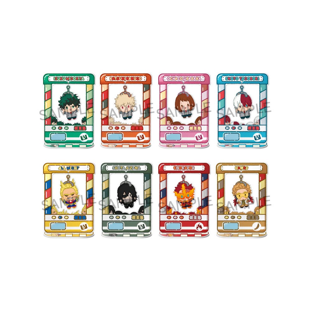 My Hero Academia Acrylic Figure Chara Catcher Blind Box Display 8 Megahouse