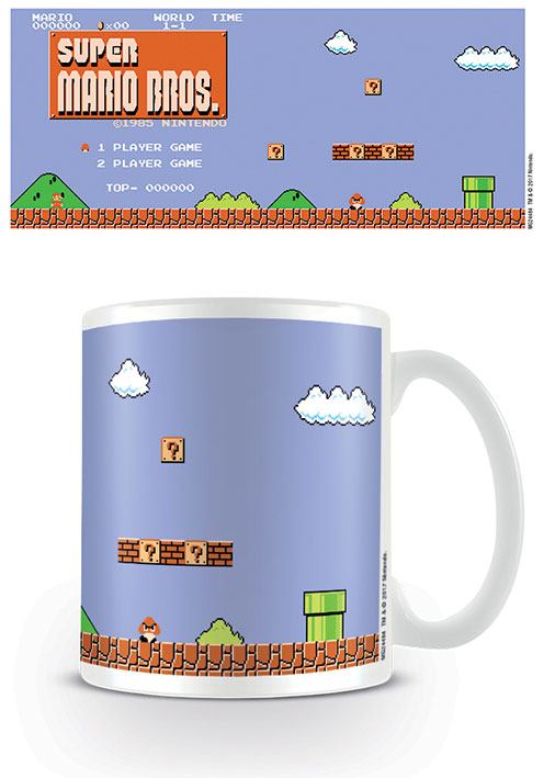 Super Mario Bros. Mug Retro Title Pyramid International