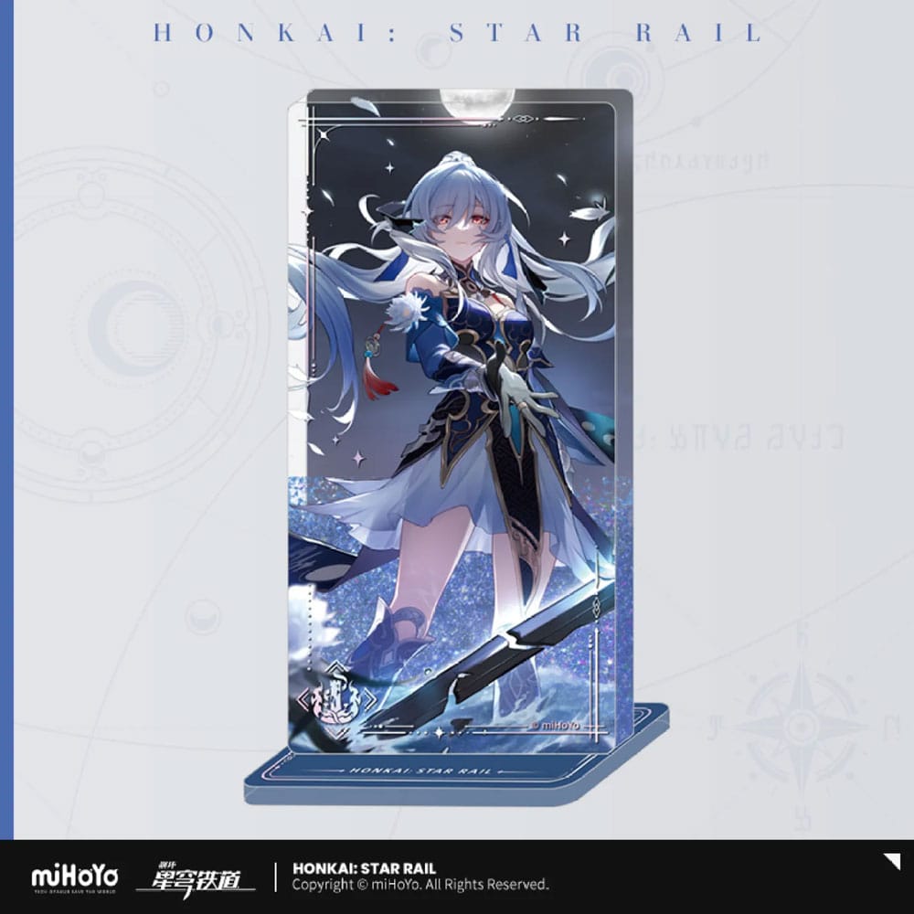 Honkai Star Rail Light Cone Acryl Ornament with Glitter Jingliu I shall be my own Sowrd MiHoYo