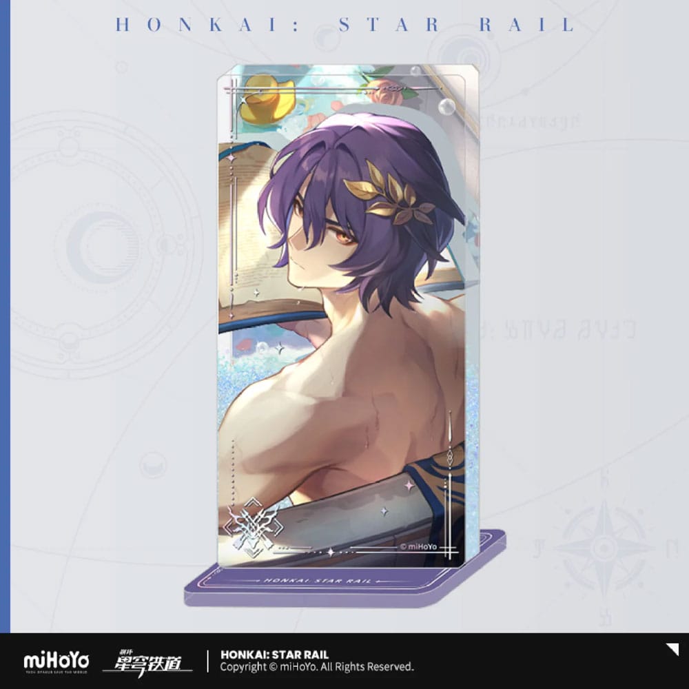Honkai Star Rail Light Cone Acryl Ornament with Glitter Dr. Ratio Baptism of Pure Thought MiHoYo