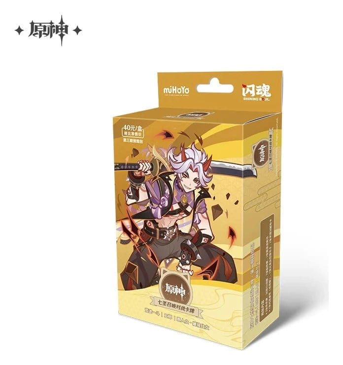 Genshin Impact Trading Card Game Series 03 Pre Build Starter Deck 03 Arataki Itto *Chinese Version* MiHoYo