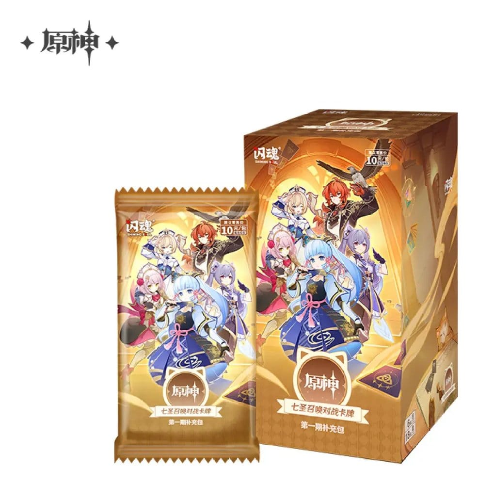 Genshin Impact Trading Card Game Series 1 Blind Box Display 18 *Chinese Version* MiHoYo