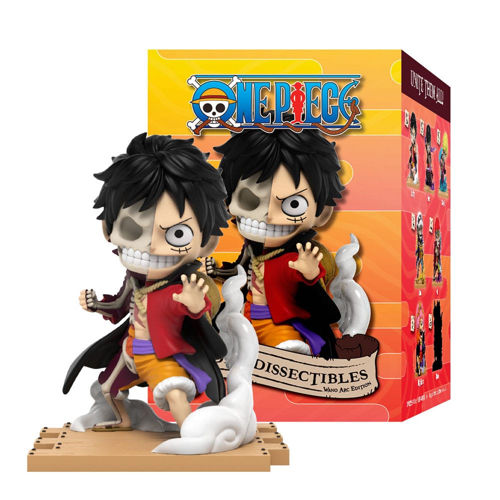 One Piece Freeny's Hidden Dissectibles Wano 4 inch Vinyl Figure Blind Box Display 6 Mighty Jaxx
