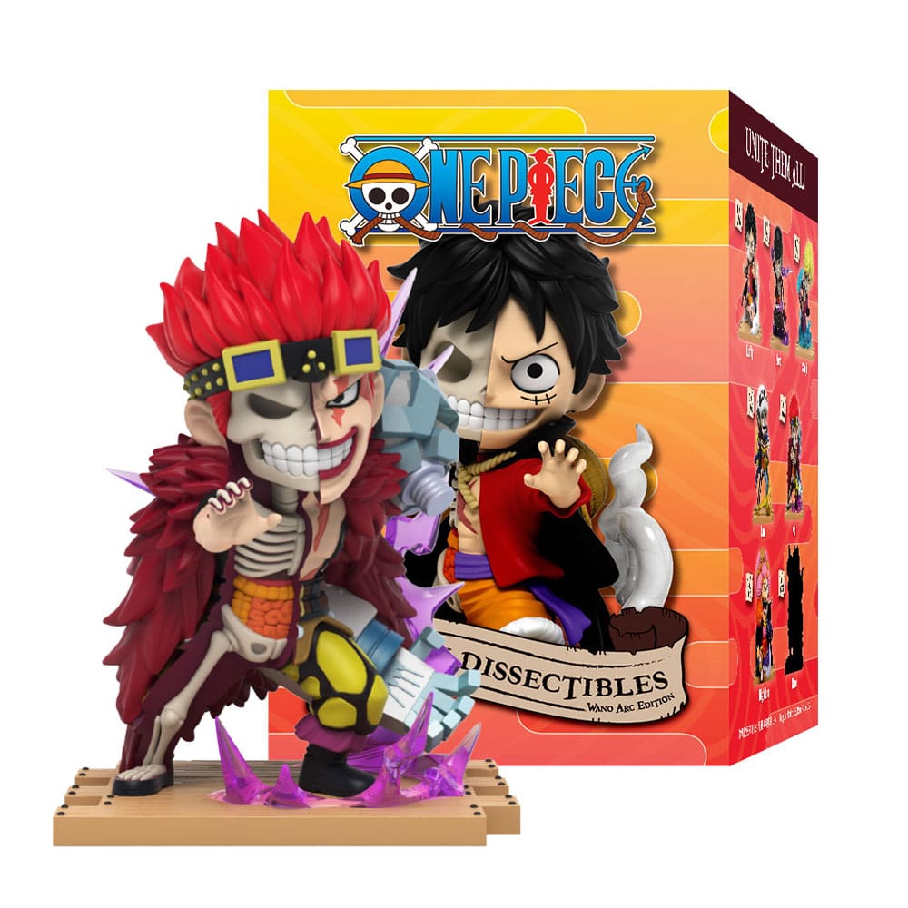 One Piece Freeny's Hidden Dissectibles Wano 4 inch Vinyl Figure Blind Box Display 6 Mighty Jaxx