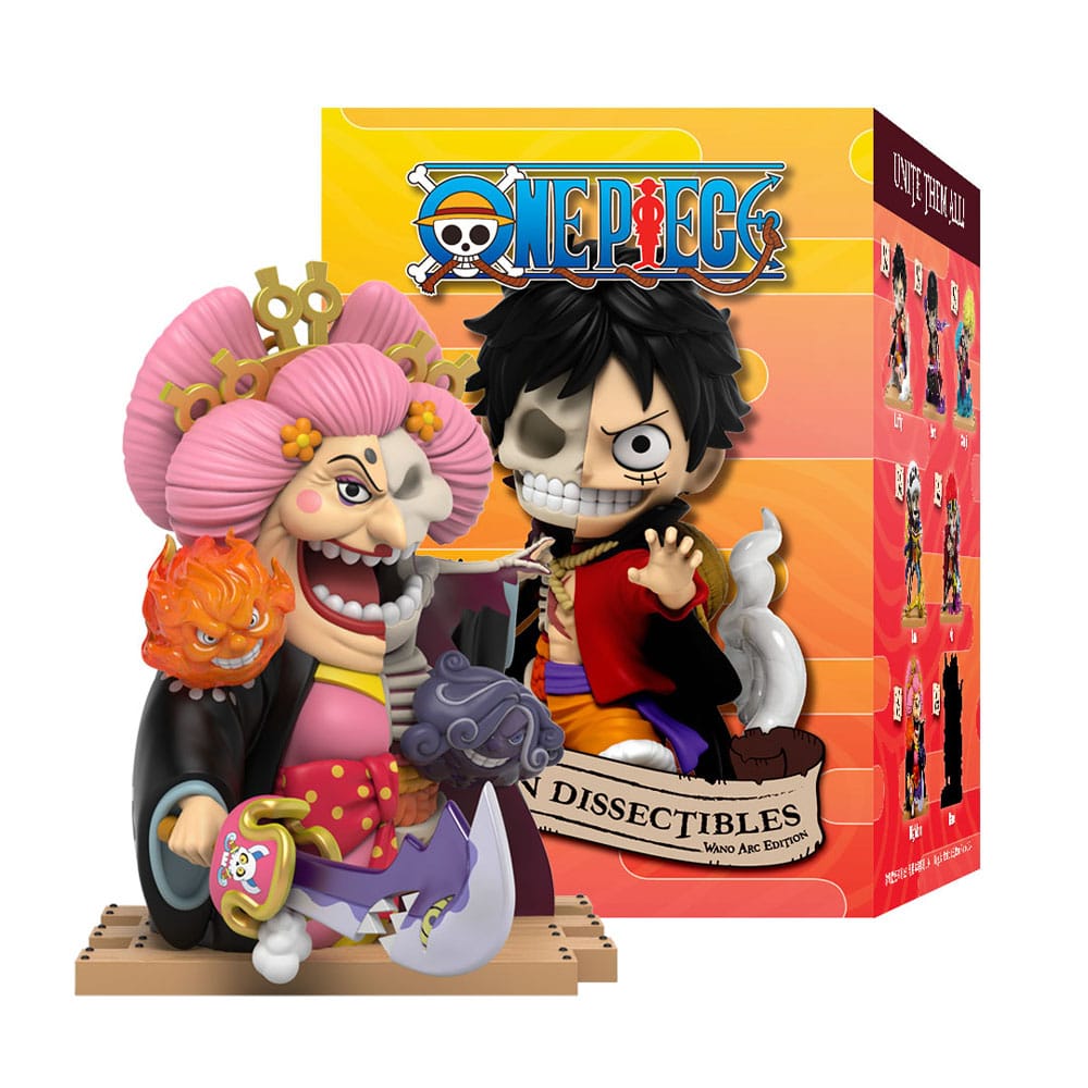 One Piece Freeny's Hidden Dissectibles Wano 4 inch Vinyl Figure Blind Box Display 6 Mighty Jaxx