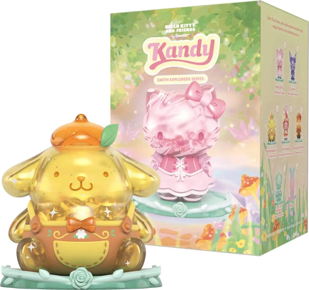 Sanrio Earth Explorer Series Kandy 4 inch Vinyl Figure Blind Box Display 6 Mighty Jaxx