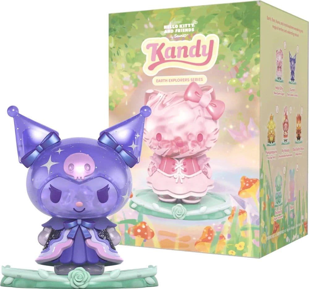 Sanrio Earth Explorer Series Kandy 4 inch Vinyl Figure Blind Box Display 6 Mighty Jaxx