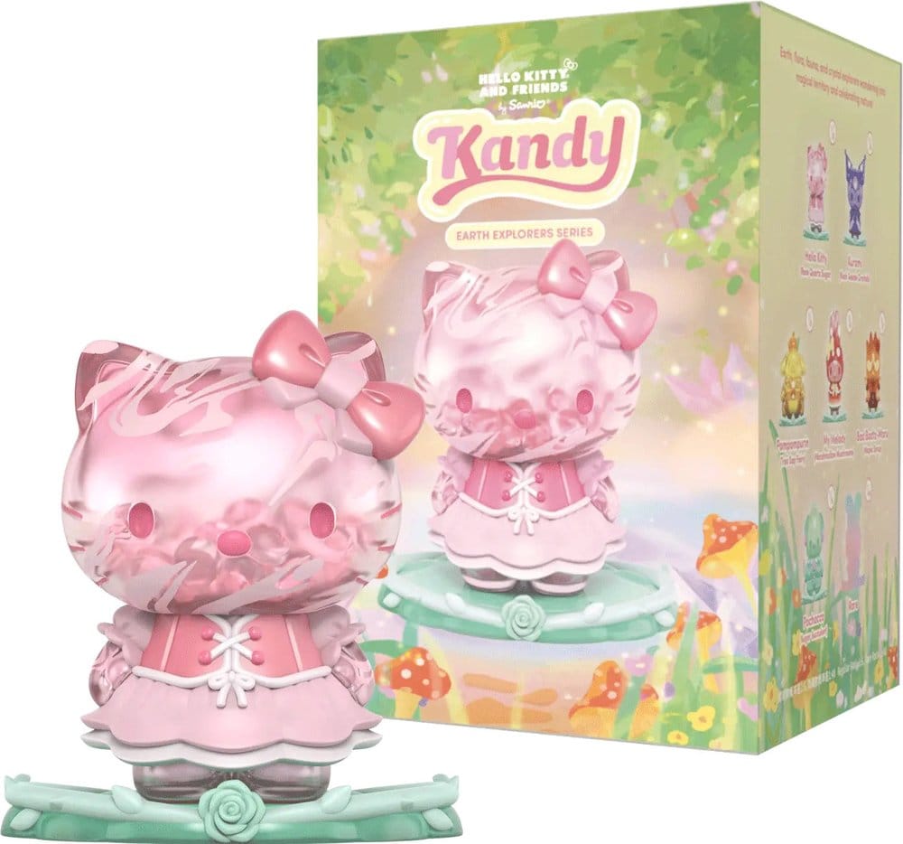 Sanrio Earth Explorer Series Kandy 4 inch Vinyl Figure Blind Box Display 6 Mighty Jaxx