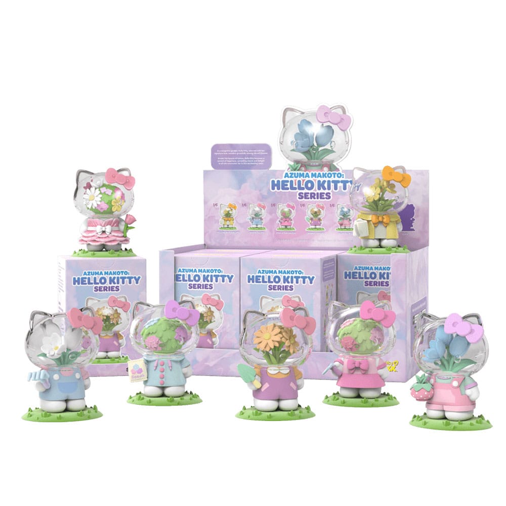 Azuma Makoto Blind Box Sanrio Hello Kitty Series Display 6 Mighty Jaxx