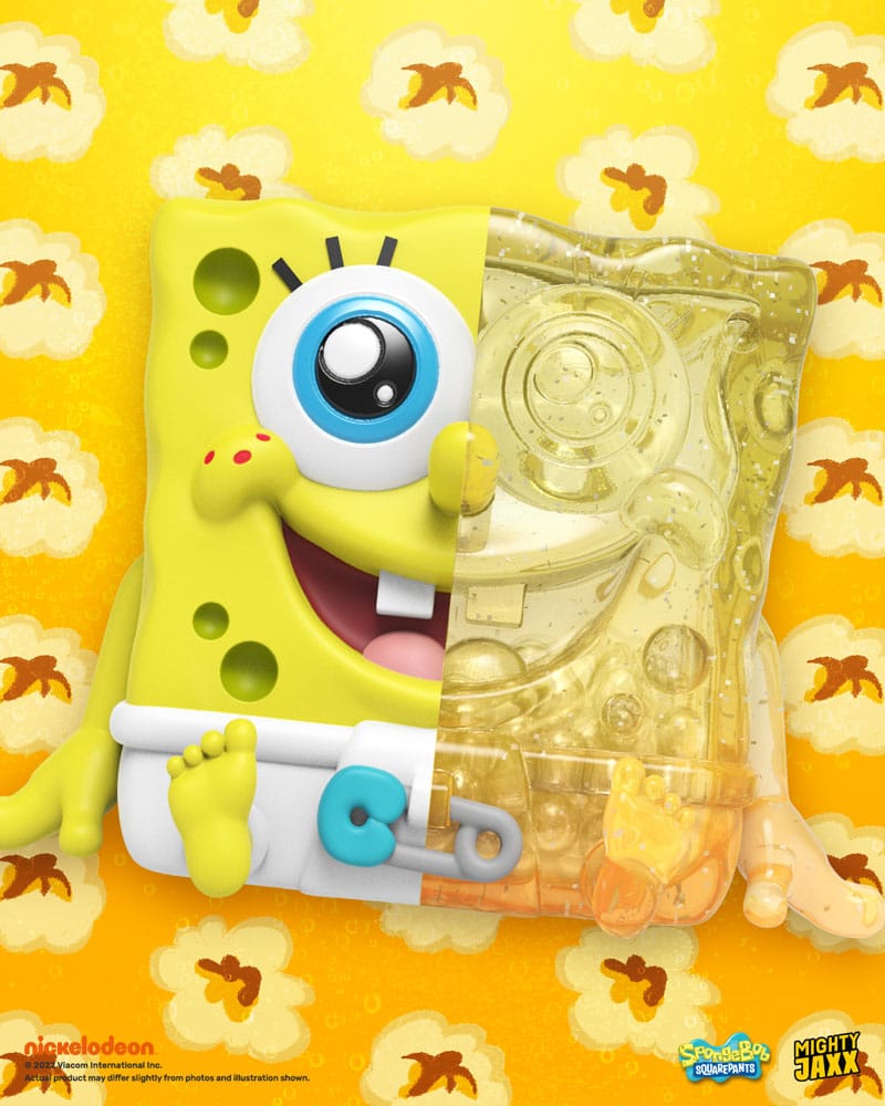 Spongebob Squarepants Blind Box Kandy x Jason Freeny Collection Spongebob Soda Edition Display 6 Mighty Jaxx