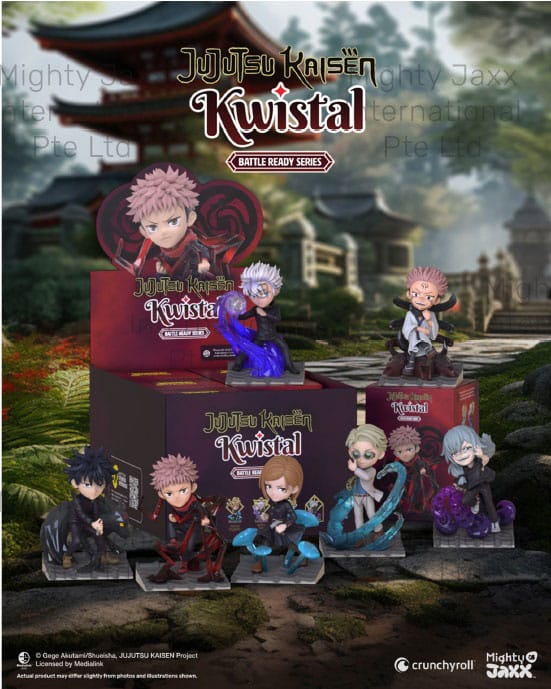 Jujutsu Kaisen Kwistal Fwendz Battle Ready Series 4 inch Vinyl Figure Blind Box Assortment 6 Mighty Jaxx