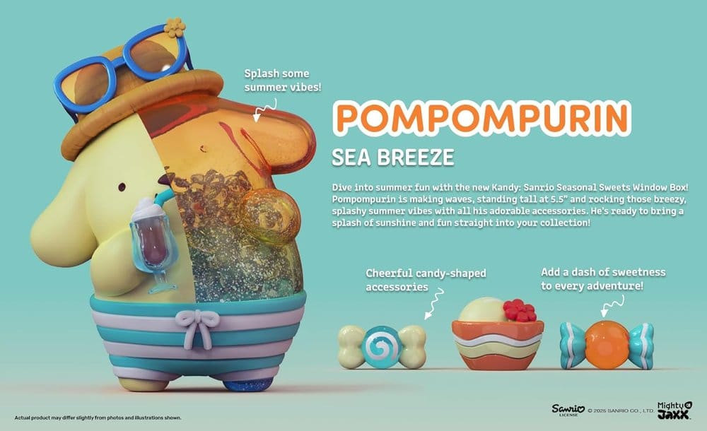 Sanrio Kandy Pompompurin Sea Breeze Series Mighty Jaxx