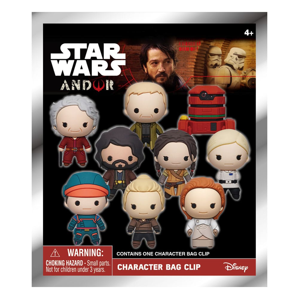 Star Wars 3D Foam Bag Clips Andor Display 24 Monogram Int.