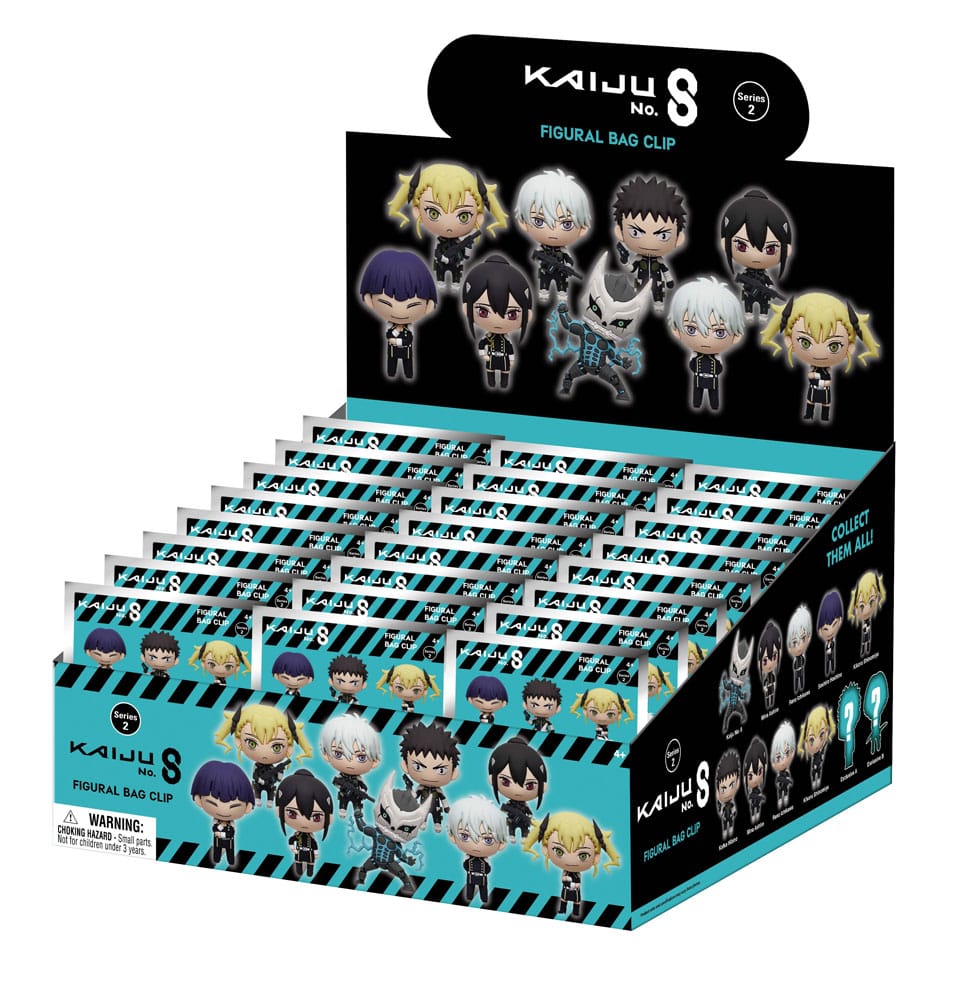 Kaiju No. 8 PVC Bag Clips Series 2 Display 24 Monogram Int.