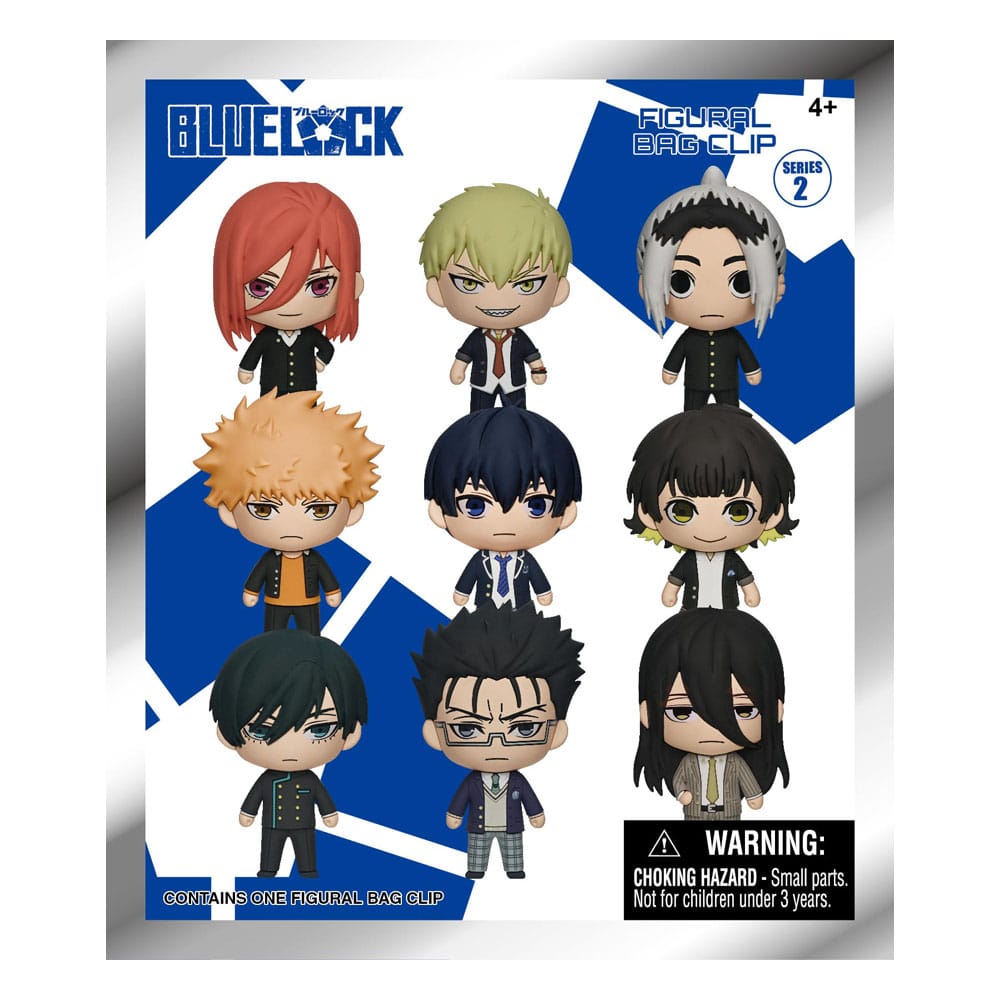 Blue Lock 3D Foam Bag Clips Series 2 Display 24 Monogram Int.