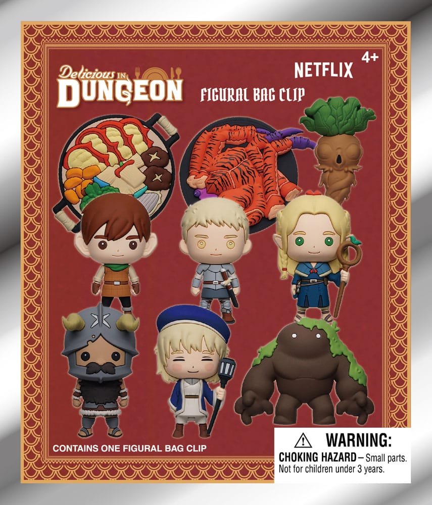Delicious in Dungeon PVC Bag Clips Series 1 Display 24 Monogram Int.