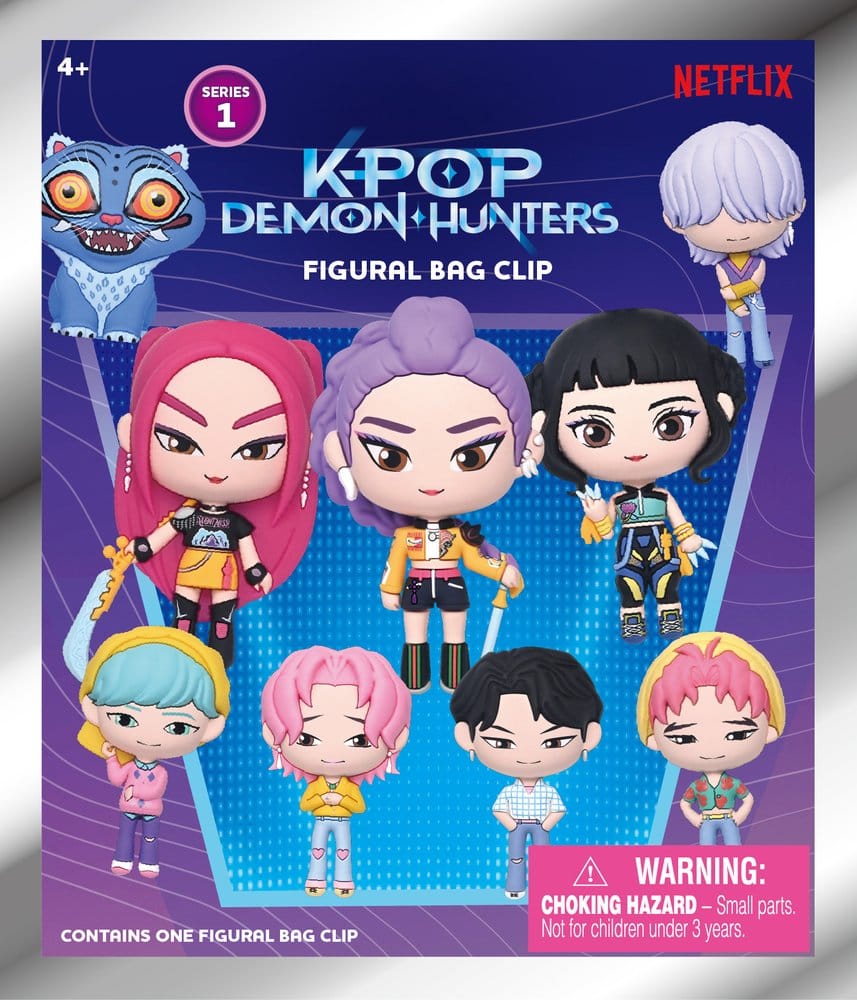 K Pop Demon Hunter 3D PVC Bag Clips Series 1 Display 24 Monogram Int.
