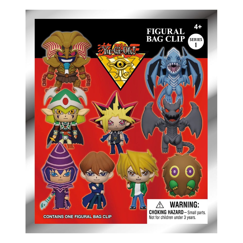 Yu Gi Oh 3D PVC Bag Clips Series 1 Display 24 Monogram Int.