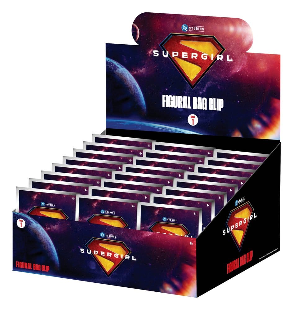 Supergirl 3D Foam Bag Clips Serie 1 Display 24 Monogram Int.