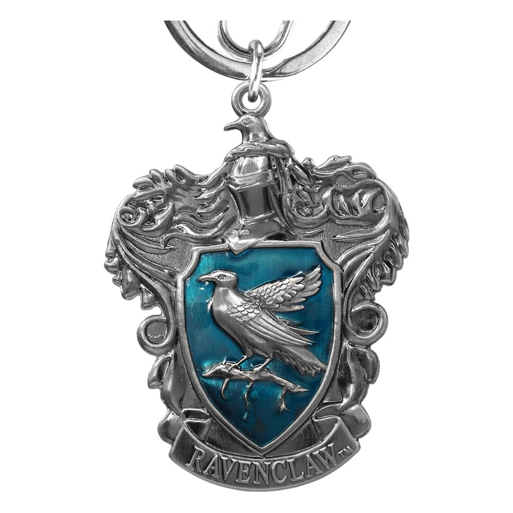 Harry Potter Pewter Keychain Ravenclaw Crest Monogram Int.