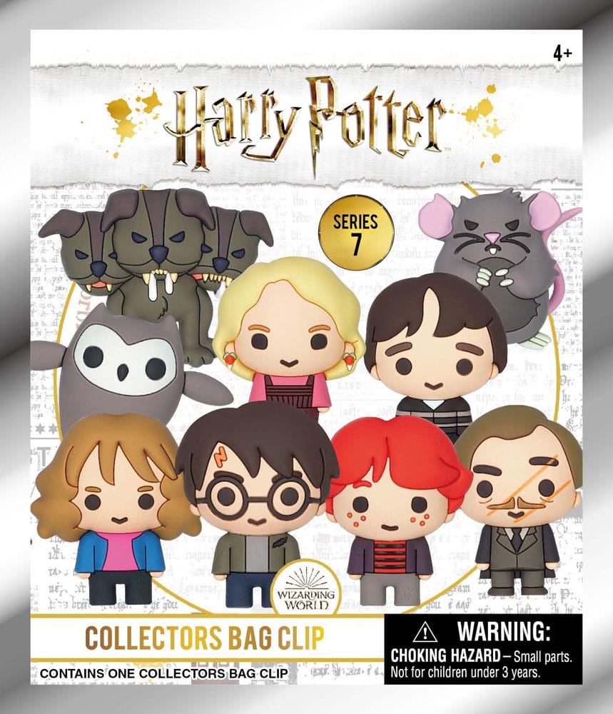 Harry Potter 3D PVC Bag Clips Series 7 Display 24 Monogram Int.