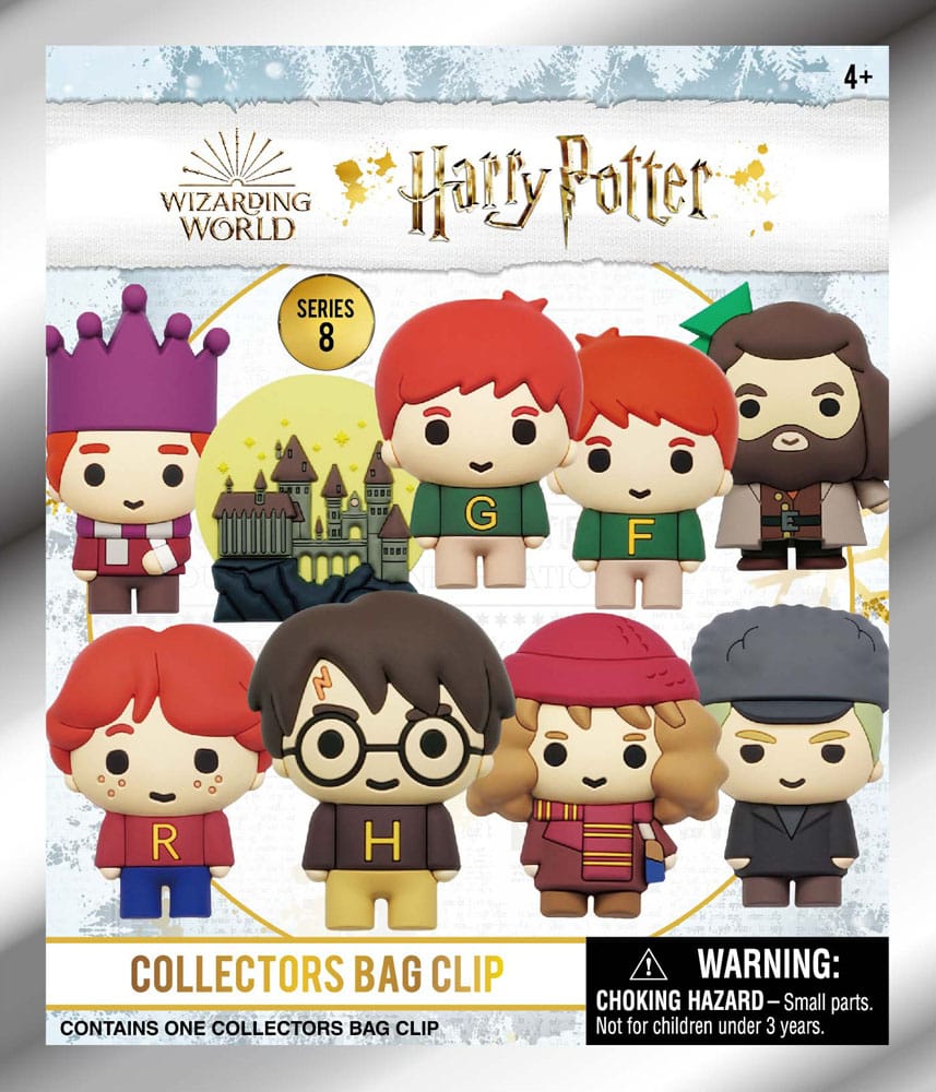 Harry Potter 3D PVC Bag Clips Series 8 Display 24 Monogram Int.