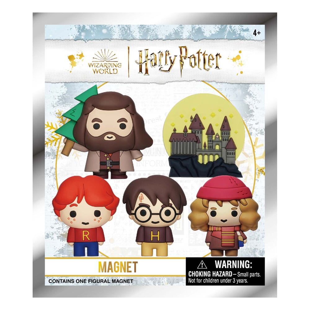 Harry Potter 3D Magnets Christmas Series Display 12 Monogram Int.