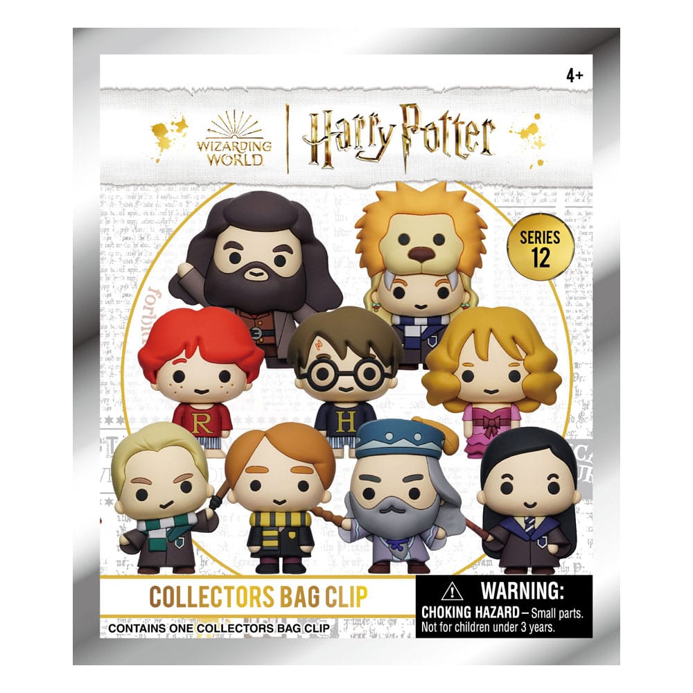 Harry Potter 3D PVC Bag Clips Series 12 Display 24 Monogram Int.