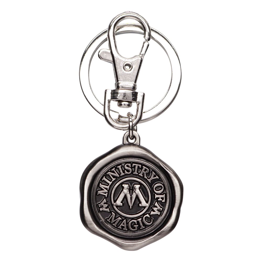 Harry Potter Pewter Keychain Ministry of Magic Monogram Int.