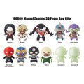 Marvel 3D PVC Bag Clips Series 1 Zombies Display 24 Monogram Int.