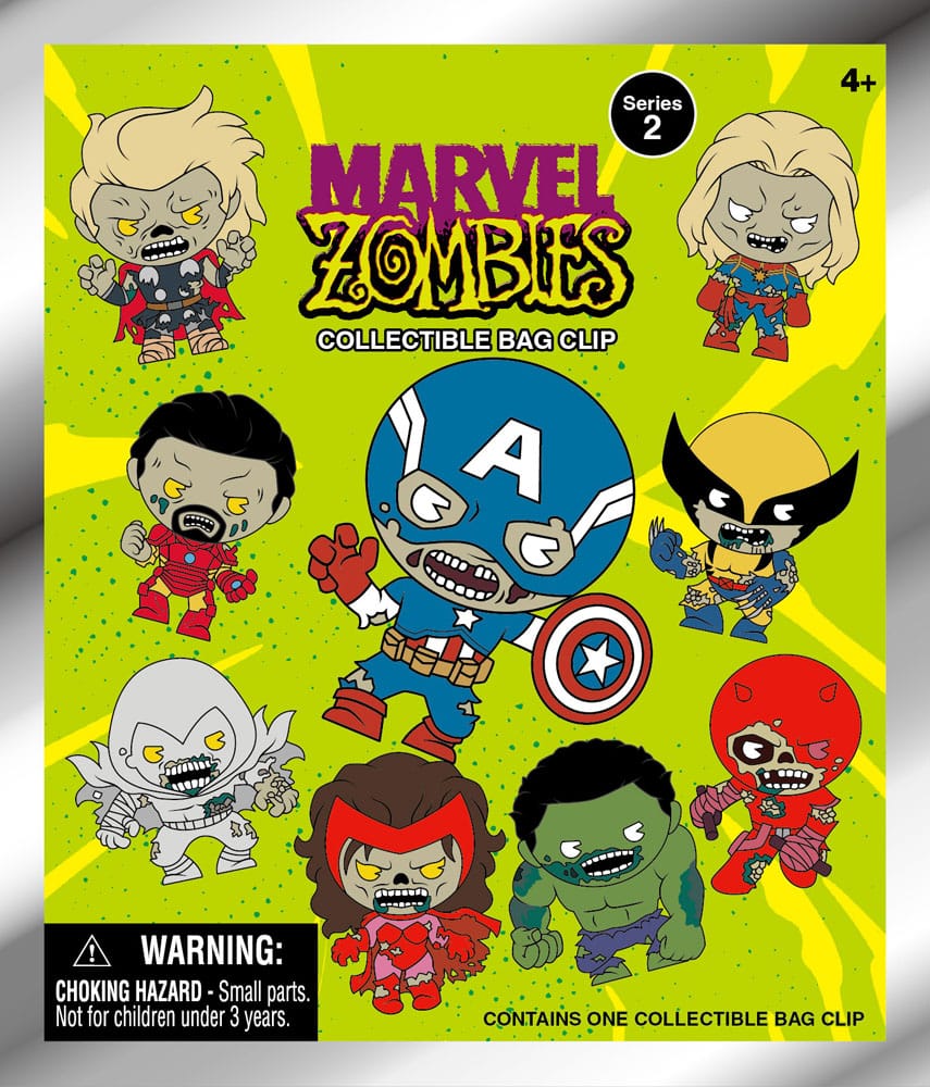 Marvel PVC Bag Clips Series 2 Zombies Display 24 Monogram Int.