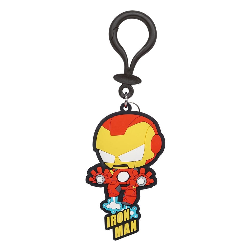 Marvel Soft Touch PVC Bag Clip Iron Man Monogram Int.