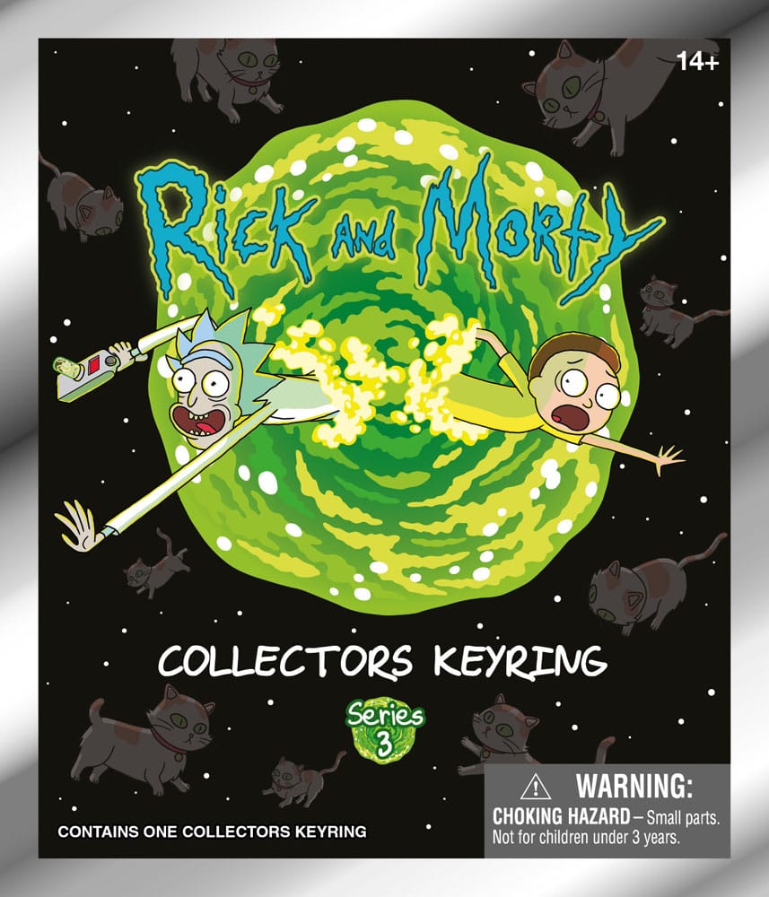 Rick and Morty PVC Bag Clips Series 3 Display 24 Monogram Int.
