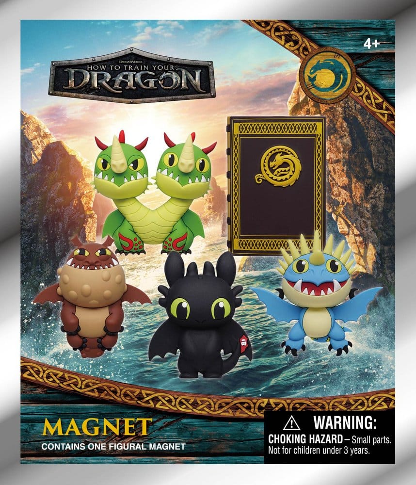 How to Train Your Dragon Magnets blind pack Series 1 Display 12 Monogram Int.