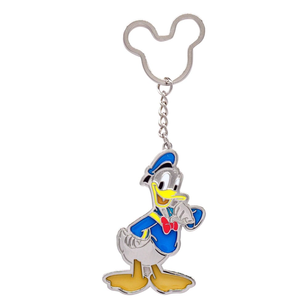 Disney Metal Keychain Donald Monogram Int.