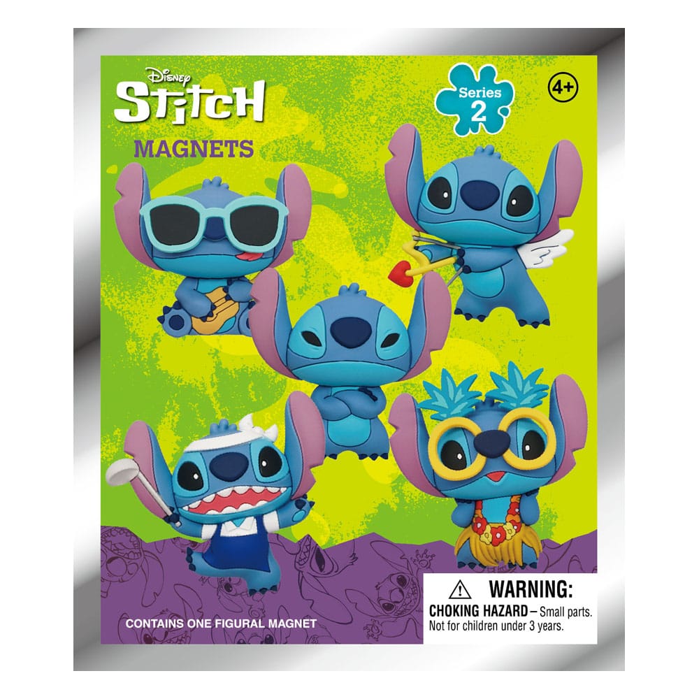 Lilo & Stitch 3D 3D Magnets Series 2 Display 12 Monogram Int.