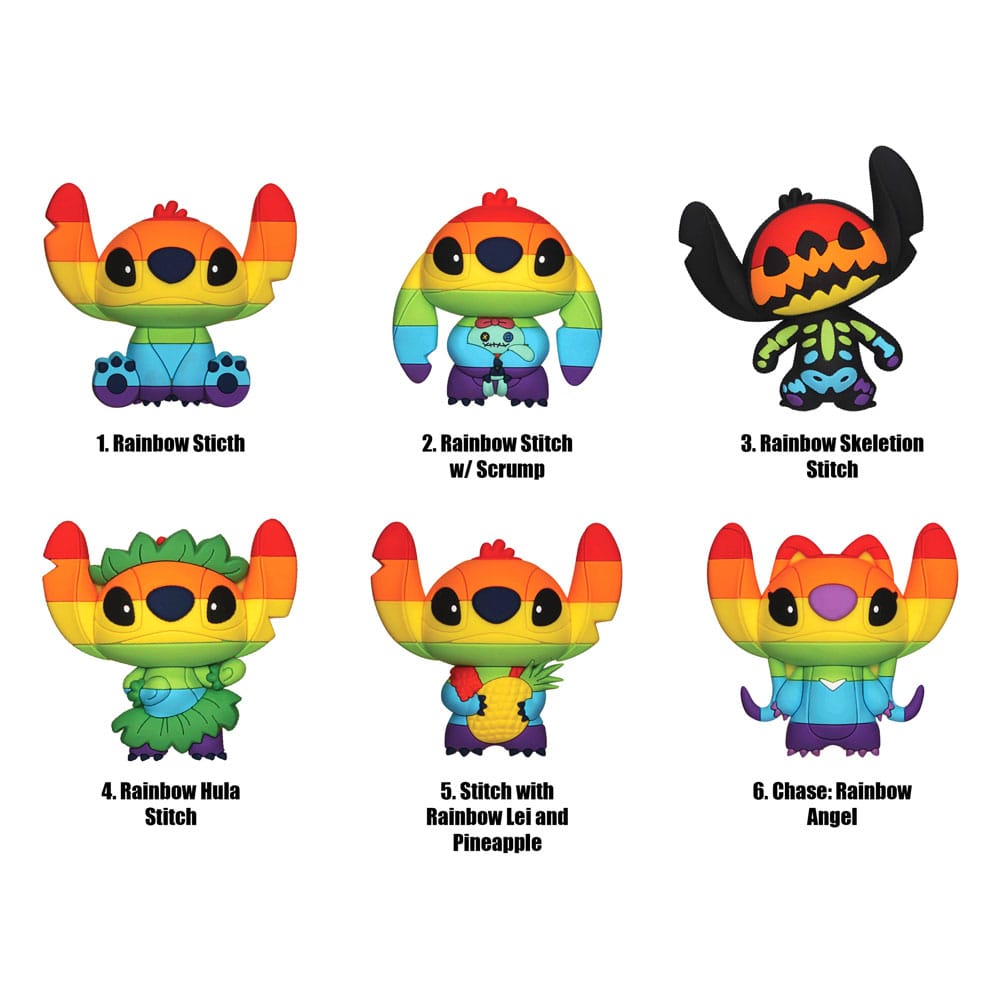 Lilo & Stitch 3D Magnets Series 4 Display 12 Monogram Int.