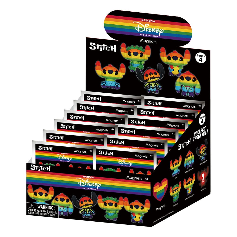 Lilo & Stitch 3D Magnets Series 4 Display 12 Monogram Int.