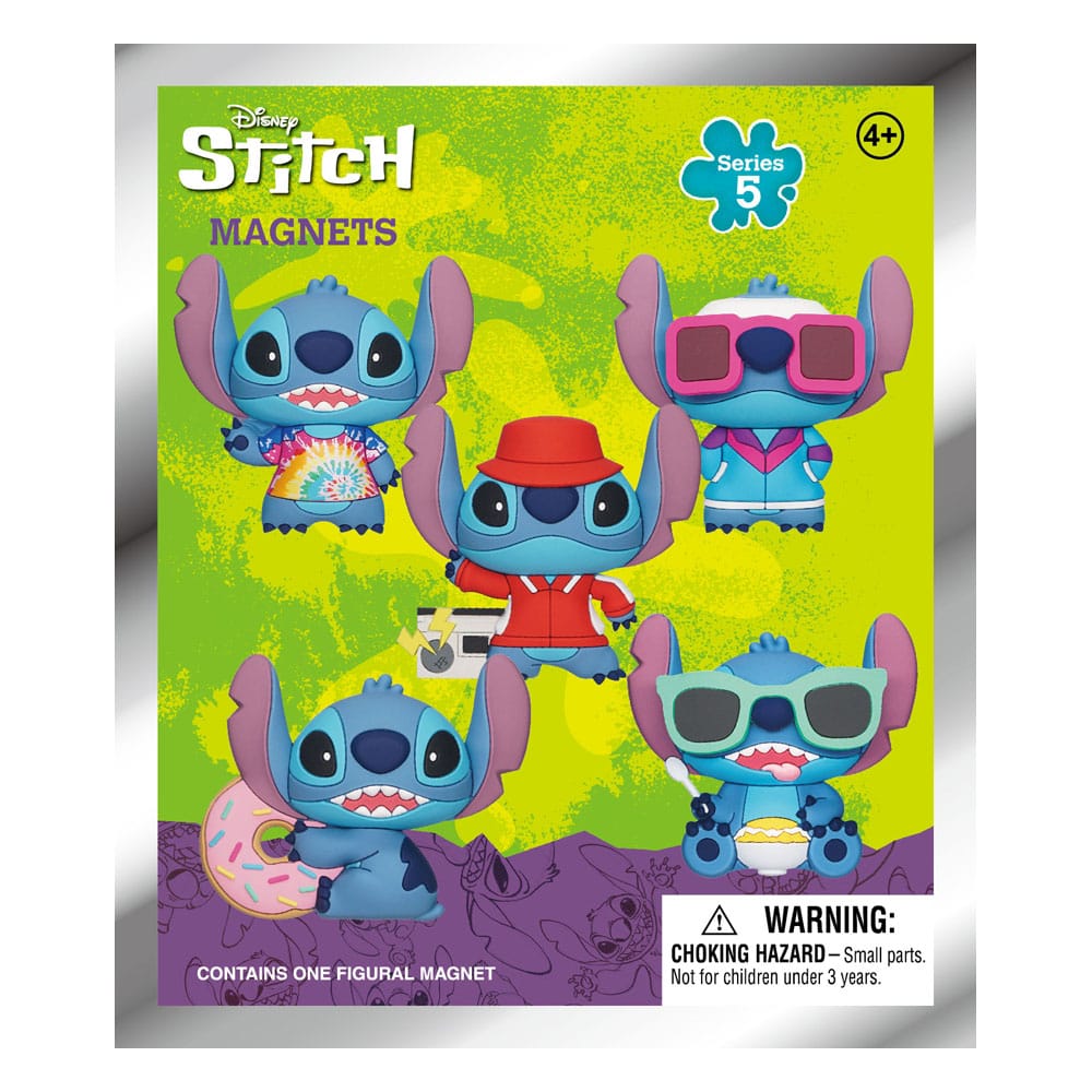Lilo & Stitch 3D Magnets Stitch Series 5 Blind Pack Display 12 Monogram Int.