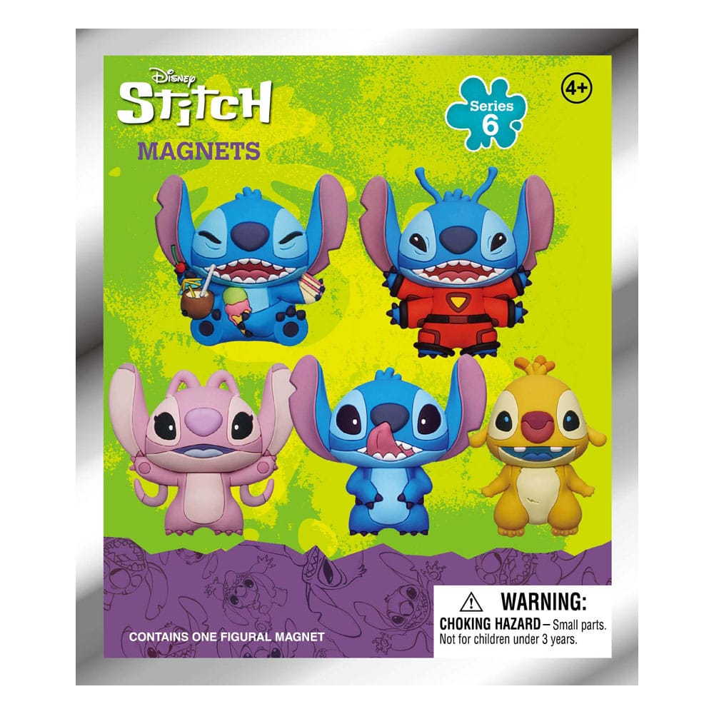 Lilo & Stitch 3D Magnets Stitch Series 6 Blind Pack Display 12 Monogram Int.