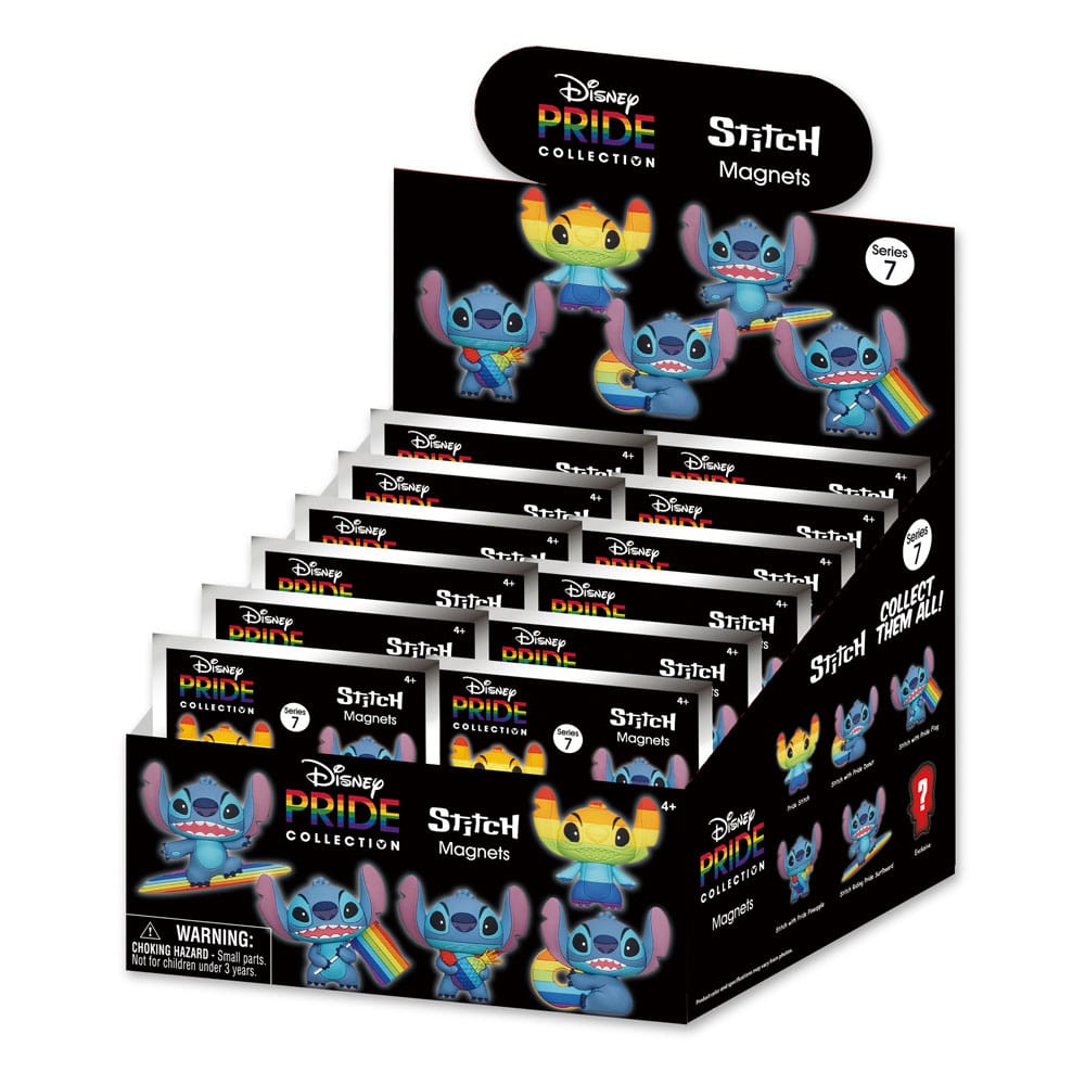Lilo & Stitch Magnets blind pack Stitch Series 7 Display 12 Monogram Int.