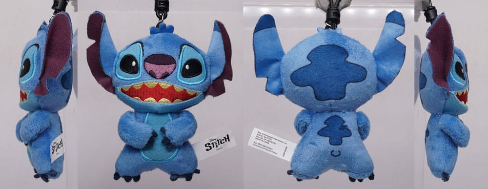 Lilo & Stitch Plush Bag Clips Stitch Display 24 Monogram Int.