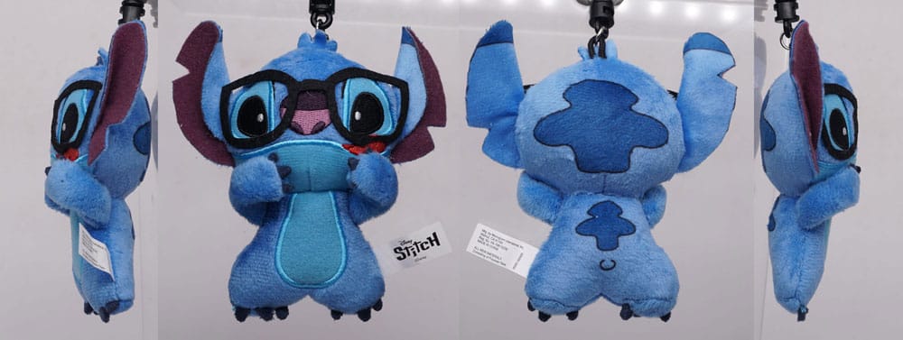 Lilo & Stitch Plush Bag Clips Stitch Display 24 Monogram Int.
