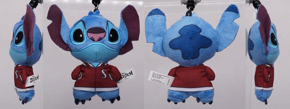 Lilo & Stitch Plush Bag Clips Stitch Display 24 Monogram Int.