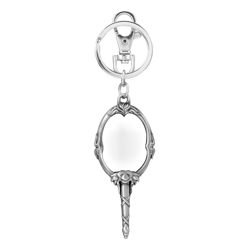 Beauty and the Beast Pewter Keychain Mirror Monogram Int.